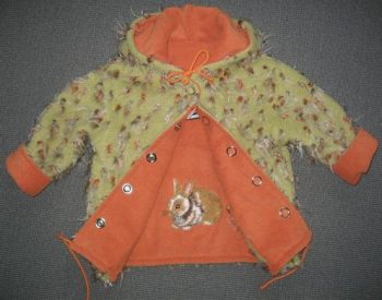 Wendejacke Hase auf Orange