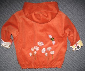 Wendejacke Biene auf Orange – Bild 2