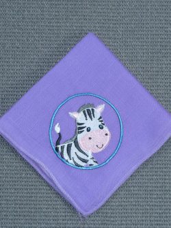 Zebra auf Lila